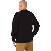 Hybrid Work Tee Shirt, Men's, Small, Black Sécurité Médic