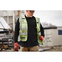 Hybrid Work Tee Shirt, Men's, Small, Black Sécurité Médic