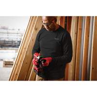 Hybrid Work Tee Shirt, Men's, Small, Black Sécurité Médic
