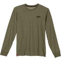 Hybrid Work Tee Shirt, Men's, Small, Green Sécurité Médic