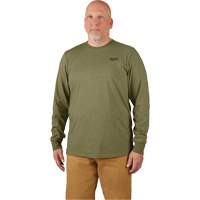 Hybrid Work Tee Shirt, Men's, Small, Green Sécurité Médic