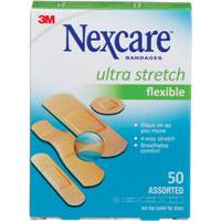 Nexcare Ultra Stretch Bandages, Assorted, Plastic, Non-Sterile Sécurité Médic