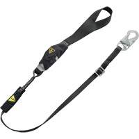 V-Series Utility Energy Absorbing Lanyard, 6', Snap Hook Center, Snap Hook Leg Ends, Nylon Sécurité Médic