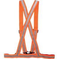 Traffic Harness, High Visibility Orange, Silver Reflective Colour, Medium Sécurité Médic