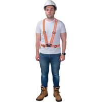 Traffic Harness, High Visibility Orange, Silver Reflective Colour, Medium Sécurité Médic