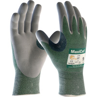 Gants en tissu technique r&eacute;sistant aux coupures ATG MaxiCut, Taille Grand, Calibre 15, Rev&ecirc;tement Nitrile, Enveloppe en Fil technique, ASTM ANSI niveau A2/EN 388 niveau 3/EN 388 niveau B Sécurité Médic