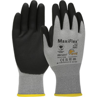 Gants compatibles avec les &eacute;crans tactiles ultral&eacute;gers ATG MaxiFlex Elite, Grand, R&ecirc;vetement Nitrile, Calibre 18, Enveloppe en Nylon Sécurité Médic