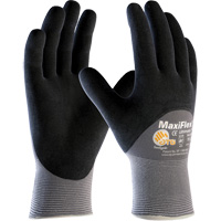 Gants compatibles avec les &eacute;crans tactiles ATG MaxiFlex Ultimate, Grand, R&ecirc;vetement Nitrile, Calibre 15, Enveloppe en Nylon/&eacute;lasthanne Sécurité Médic