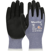 Gants r&eacute;sistants aux coupures dans un milieu de travail huileux ATG MaxiCut, Taille Grand, Calibre 15, Rev&ecirc;tement Nitrile, Enveloppe en Fil technique, ASTM ANSI niveau A3/EN 388 niveau 4/EN 388 niveau C Sécurité Médic