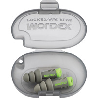 Alphas Reusable Earplugs, Uncorded, Bulk - Plastic Case, 27 dB NRR, One-Size Sécurité Médic