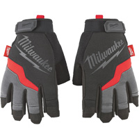 Performance Fingerless Gloves, Synthetic Palm, Size Small Sécurité Médic