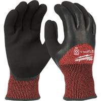 Winter Cut-Resistant Gloves, Size X-Large, 15 Gauge, Rubber Latex Coated, ANSI/ISEA 105 Level 3 Sécurité Médic