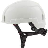 Helmet with Bolt Headlamp Mount, Ratchet Suspension Sécurité Médic