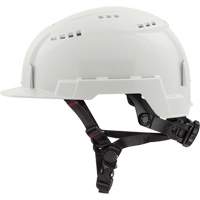 Front-Brim Helmet with Bolt Headlamp Mount, Ratchet Suspension Sécurité Médic