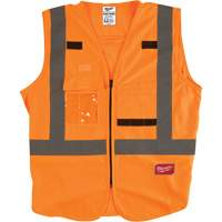 Veste de s&eacute;curit&eacute;, Orange haute visibilit&eacute;, 4T-Grand/5T-Grand Sécurité Médic
