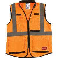 Veste de s&eacute;curit&eacute; haute performance, Orange haute visibilit&eacute;, 4T-Grand/5T-Grand Sécurité Médic