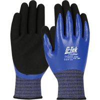 Gants r&eacute;sistants aux coupures G-Tek PolyKor X7, Taille Petit, Calibre 18, Rev&ecirc;tement Nitrile, Enveloppe en Fil technique, ANSI/ISEA 105 niveau 4 Sécurité Médic