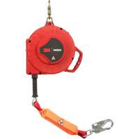 Rebel Self Retracting Lifeline, 50', Galvanized Steel, Swivel Sécurité Médic
