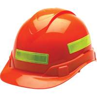 Lime-Green Reflective Hardhat Stickers Sécurité Médic