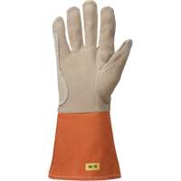 TIG Welding Gloves, Grain Deerskin, Size Medium Sécurité Médic