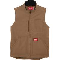 Heavy-Duty Sherpa-Lined Vest, Men's, Small, Brown Sécurité Médic