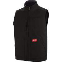 Heavy-Duty Sherpa-Lined Vest, Men's, Small, Black Sécurité Médic