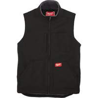 Heavy-Duty Sherpa-Lined Vest, Men's, Small, Black Sécurité Médic