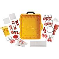 Station de cadenassage &eacute;lectrique avec cadenas de s&eacute;curit&eacute; en nylon utilisant des cl&eacute;s diff&eacute;rentes, Cadenas Plastique, Capacit&eacute; de 60, Cadenas Compris Sécurité Médic