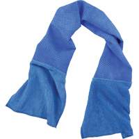 Serviette refroidissante et nettoyante d'usage multiple Chill-Its 6604, Bleu Sécurité Médic