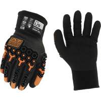 Speedknit M-Pact&reg; Thermal Gloves, 7, Nitrile Palm, Knit Wrist Cuff Sécurité Médic