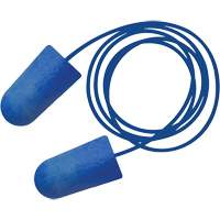 Bouchons d'oreilles biosourc&eacute;s d&eacute;tectables par le m&eacute;tal Food Pro Bullet BioSoft, Avec cordon, Taille unique, Vrac - Boîte, NRR dB 32 Sécurité Médic
