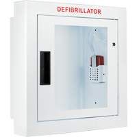 Grande armoire semi-encastr&eacute;e avec alarme, Zoll AED Plus/Zoll AED 3/Cardio-Science/Physio-Control Pour, Non m&eacute;dical Sécurité Médic