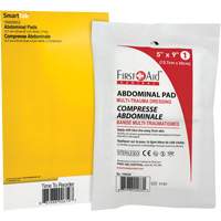 SmartCompliance&reg; Refill Abdominal Trauma Pads Sécurité Médic