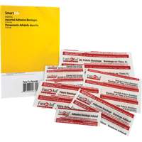 SmartCompliance&reg; Refill Adhesive Bandages, Assorted, Fabric/Plastic, Non-Sterile Sécurité Médic