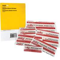SmartCompliance&reg; Refill Adhesive Bandages, Assorted, Fabric/Plastic, Non-Sterile Sécurité Médic