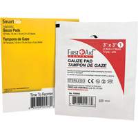 SmartCompliance&reg; Refill Gauze, Pad, 3" L x 3" W, Sterile, Medical Device Class 1 Sécurité Médic