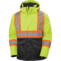 Veste d'hiver Alta, Polyester, Noir/Jaune lime haute visibilit&eacute;, Petit Sécurité Médic