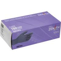 Medical Grade Disposable Gloves, X-Large, Nitrile, 6-mil, Powder-Free, Black, Class 2 Sécurité Médic