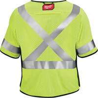 Gilet de s&eacute;curit&eacute; &agrave; maille d&eacute;tachable, Noir/Jaune lime haute visibilit&eacute;, Moyen/Petit Sécurité Médic