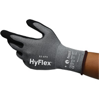 HyFlex&reg; 11-571 Cut-Resistant Gloves, Size 5, 15 Gauge, Nitrile Coated, Nylon/HPPE/Spandex Shell, ASTM ANSI Level A4/EN 388 Level D Sécurité Médic