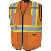 6960 Veste de s&eacute;curit&eacute; &agrave; maille en avant, Orange haute visibilit&eacute;, Moyen, Polyester Sécurité Médic