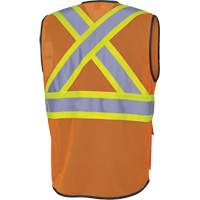6960 Veste de s&eacute;curit&eacute; &agrave; maille en avant, Orange haute visibilit&eacute;, Moyen, Polyester Sécurité Médic