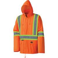 5598 Combinaison de pluie imperm&eacute;able et l&eacute;g&egrave;re, Polyester/PVC, Petit, Orange haute visibilit&eacute; Sécurité Médic