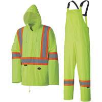 5599 Combinaison de pluie imperm&eacute;able et l&eacute;g&egrave;re, Polyester/PVC, T-petit, Jaune lime haute visibilit&eacute; Sécurité Médic