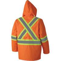5608 Combinaison de pluie imperm&eacute;able 210D, Polyester/PVC, Petit, Orange haute visibilit&eacute; Sécurité Médic