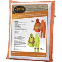 5608 Combinaison de pluie imperm&eacute;able 210D, Polyester/PVC, Petit, Orange haute visibilit&eacute; Sécurité Médic