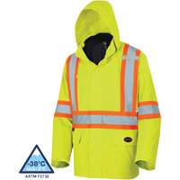 5633 The Rock 3-in-1 Parka, High Visibility Lime-Yellow, X-Small Sécurité Médic