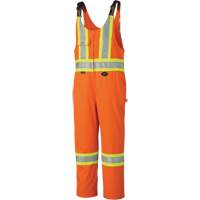 6617Z Safety Overalls with Leg Zippers, Poly-Cotton, 36, High Visibility Orange Sécurité Médic