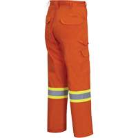 4462 Pantalon cargo de s&eacute;curit&eacute; brillant avec bande StarTech, Coton, 32, Orange haute visibilit&eacute; Sécurité Médic