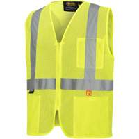 6944 Veste de s&eacute;curit&eacute; ignifuge, Jaune lime haute visibilit&eacute;, Petit, Polyester Sécurité Médic
